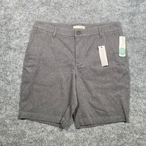 Hawker Rye Mens Heather Essential Wash Twill Shorts Grey 32 x 9 NWT